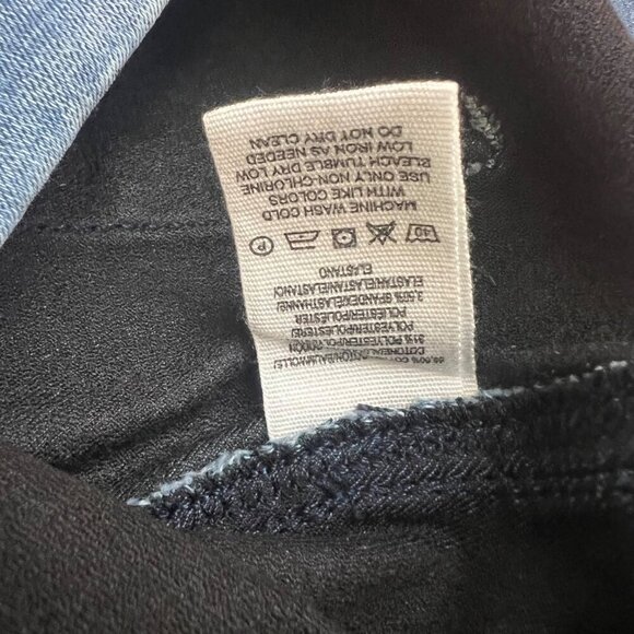 Free People Light Wash Raw Hem High Rise Pull On Skinny Ankle Pants‎ Size 27 - Picture 6 of 9